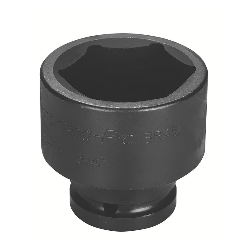 Soquete de Impacto Sextavado em Aço Cromo Molibdênio 1.1/2'' - Encaixe 3/4'' Tramontina PRO