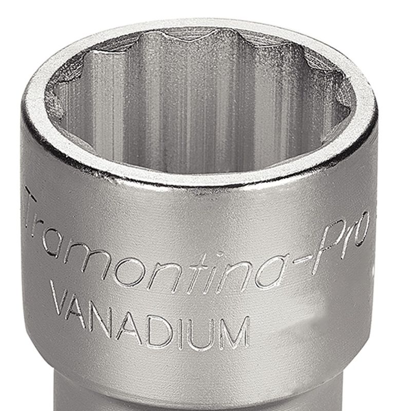 Soquete Estriado em Aço Cromo Vanádio 32 mm - Encaixe 3/4'' - Tramontina Pro