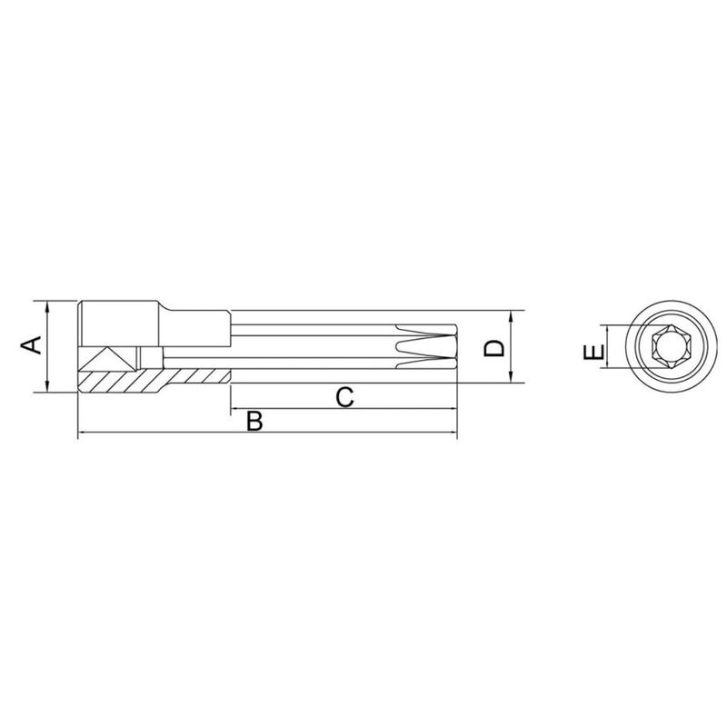 Soquete Trafix Longo T70 x 1/2'' (44864/170) - Tramontina Pro