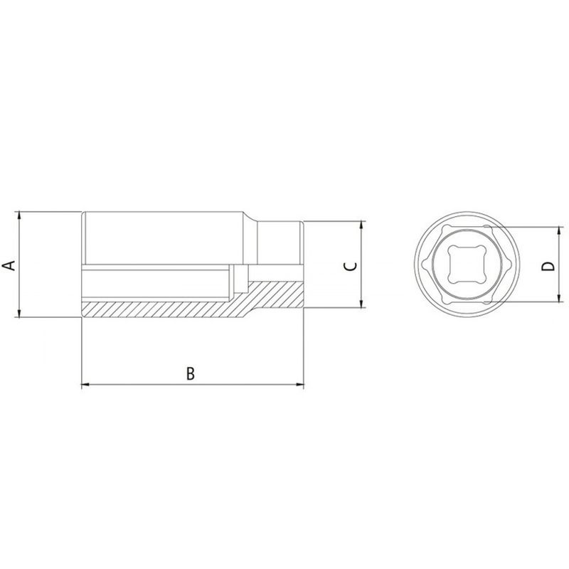 Soquete Sextavado 1/2'' x 13/16'' (44803/108) - Tramontina Pro