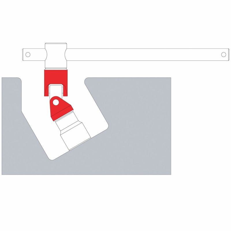 Junta Universal em Aço Cromo Vanádio 3/8'' (44823/101) - Tramontina Pro