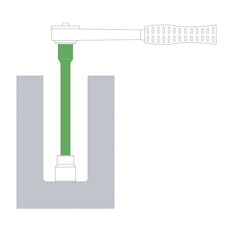 Extensão em Aço Cromo Vanádio 1/2'' x 10'' (44836/110) - Tramontina Pro