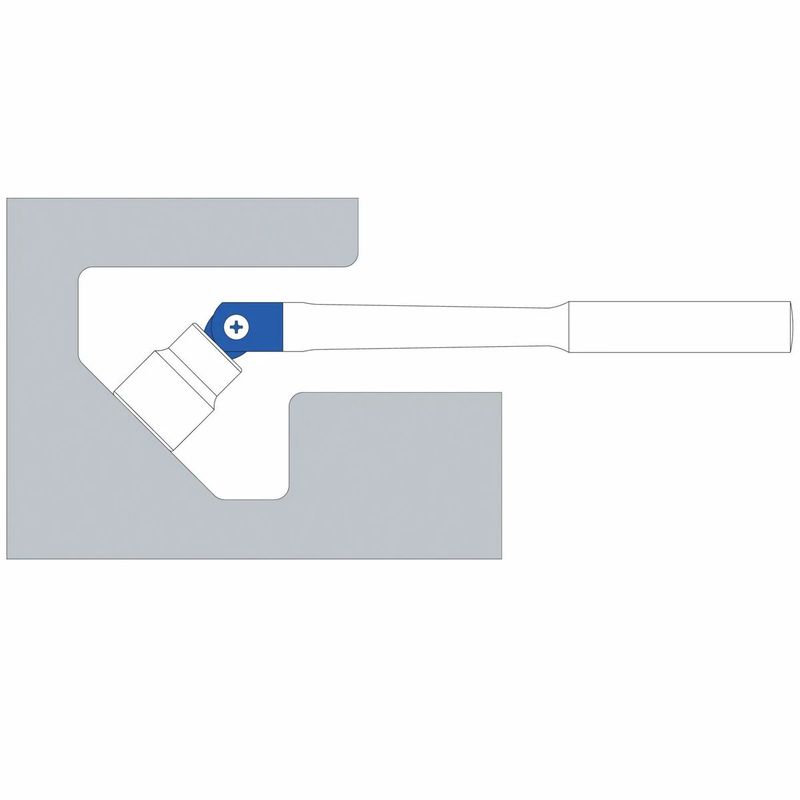 Cabo Articulado 10'' - Encaixe 1/2'' (44837/110) - Tramontina Pro