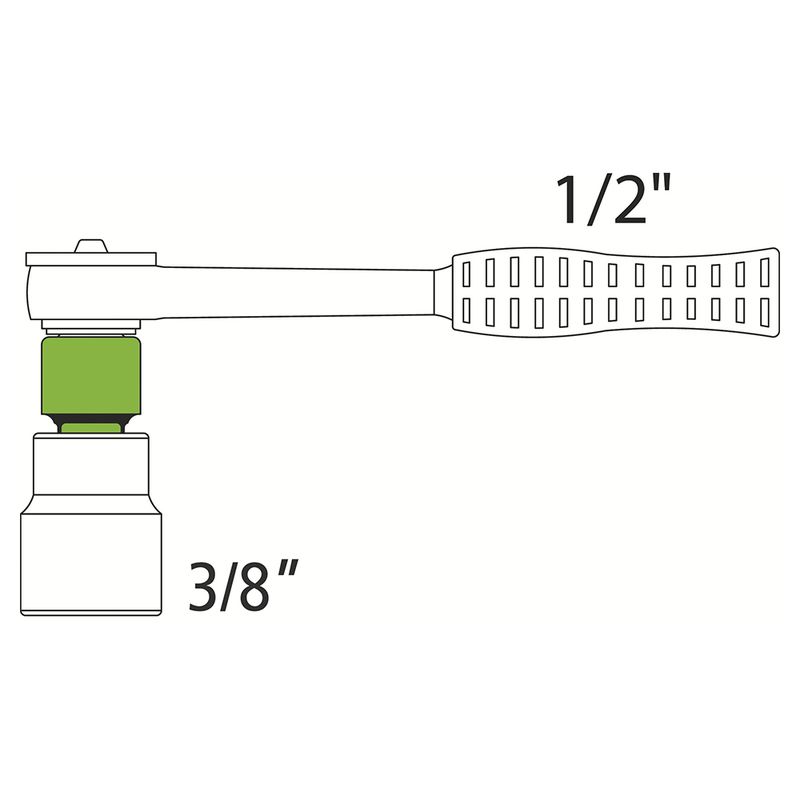 Adaptador em Aço Cromo Vanádio 1/2'' F x 3/8'' M (44848/101) - Tramontina Pro