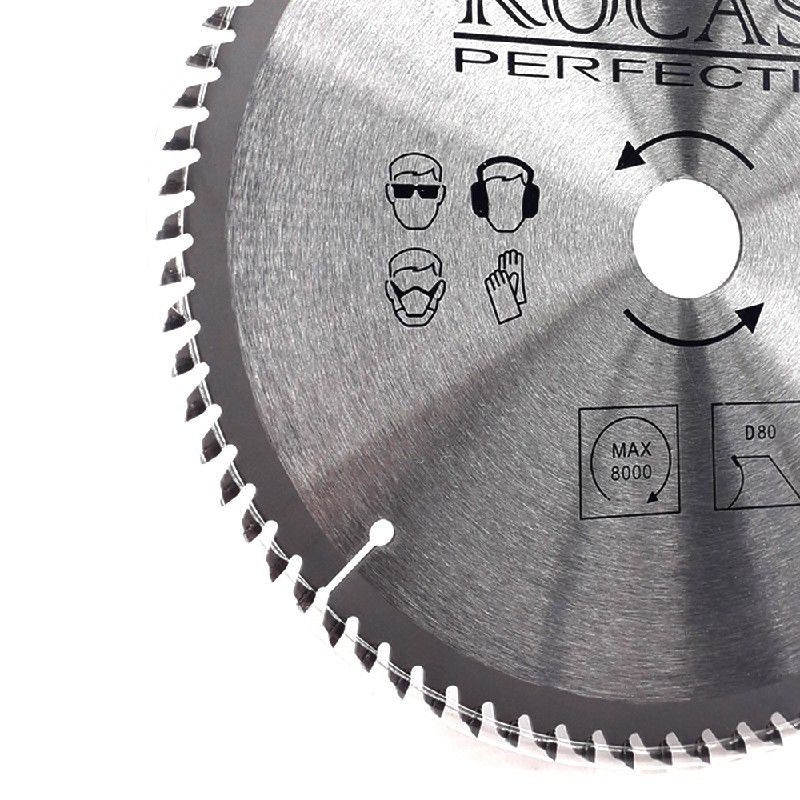 Serra Circular Com Pastilha de MD Para MDF 250mm x 80D (121,0001) - Rocast