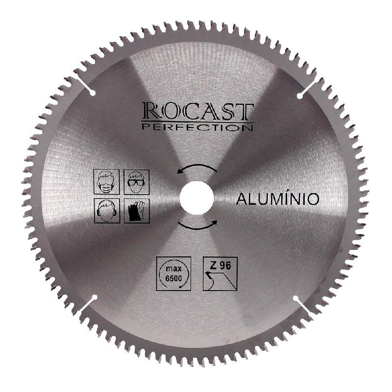 Serra Circular Pastilha Metal Duro Aluminio 300mm x 96 dentes 120,0002 ROCAST