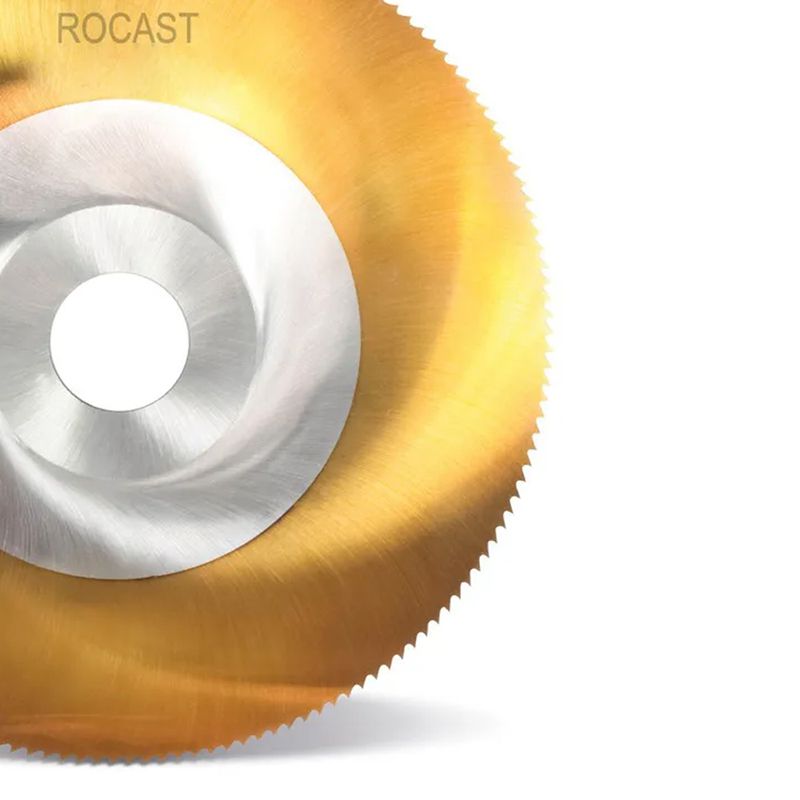 Serra Circular Tratamento em Titânio Aço Rápido 125 x 2,5mm - ROCAST