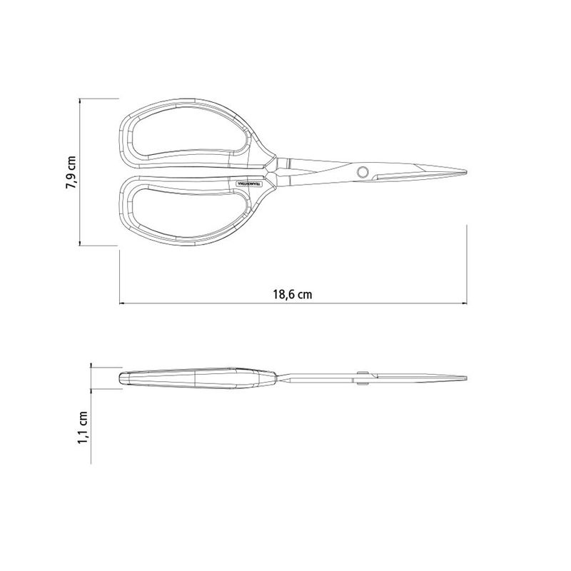 Tesoura Para Frutas em Aço Inox (78310/101) - Tramontina