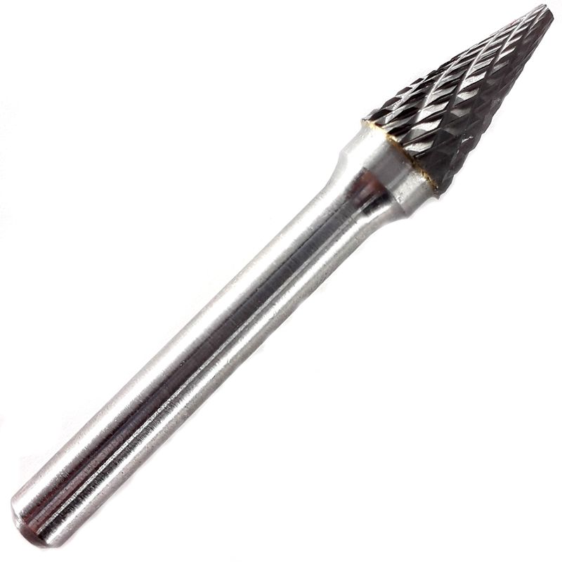 Lima Rotativa Cônica em Metal Duro MD 10,00mm 45,0024 ROCAST