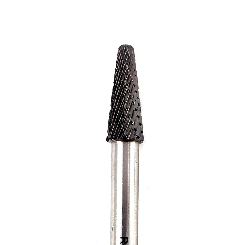 Lima Rotativa Cônica com Raio em Metal Duro MD 8,00mm 45,0038 ROCAST