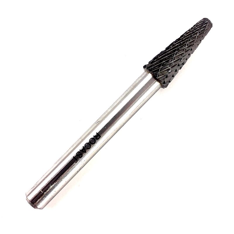 Lima Rotativa Cônica com Raio em Metal Duro MD 8,00mm 45,0038 ROCAST