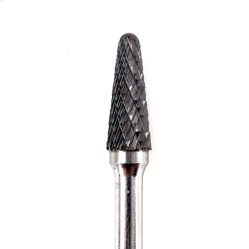 Lima Rotativa Cônica com Raio em Metal Duro MD 10,00mm 45,0039 ROCAST