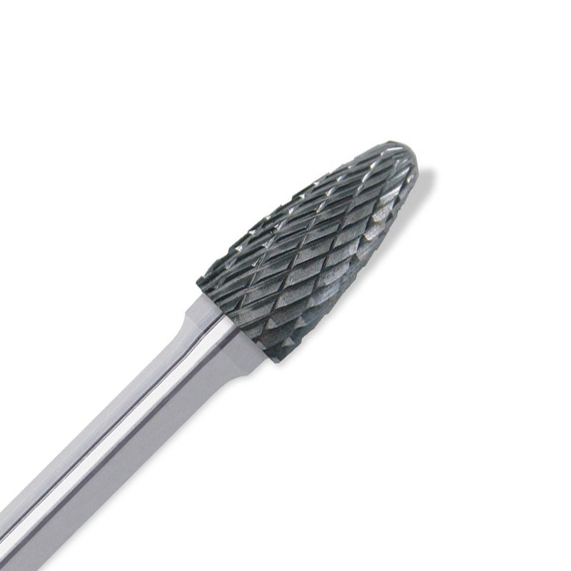 Lima Rotativa Árvore Arredondada em Metal Duro 10mm (45,0071) - Rocast