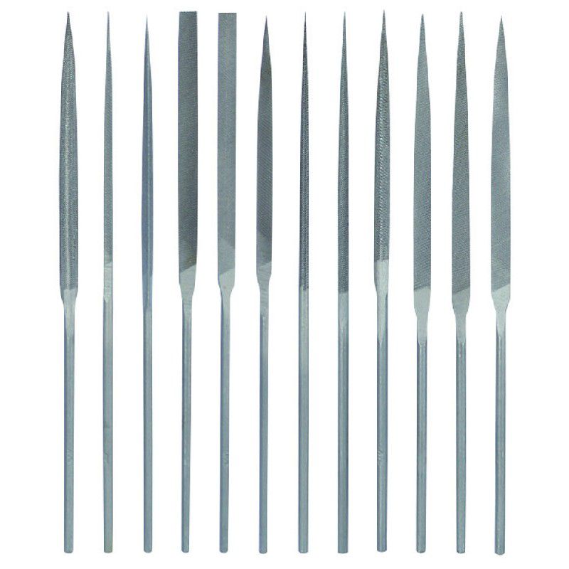 Jogo de Limas Agulha 140mm - 12 Peças (39,0070) - Rocast
