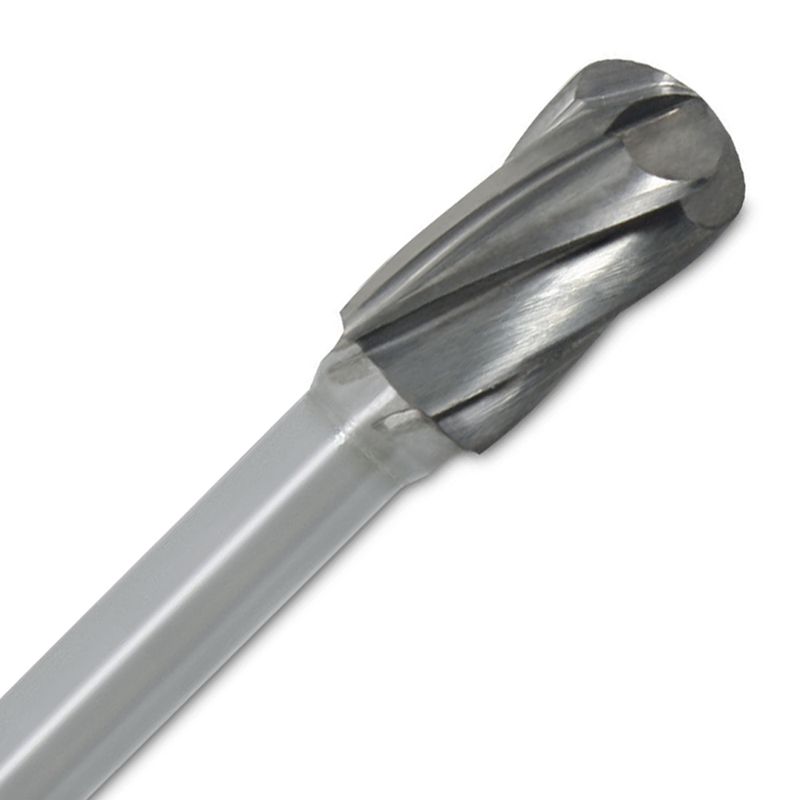 Lima Rotativa Cilíndrica Com Raio Para Alumínio 12mm (45,0087) - Rocast