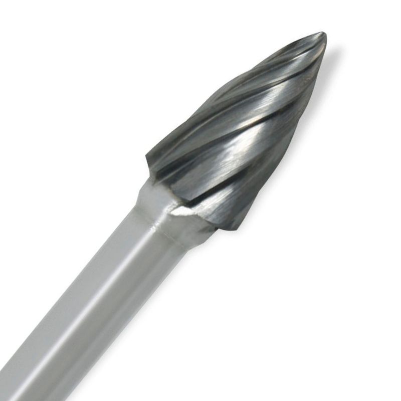 Lima Rotativa Árvore Pontiaguda Para Alumínio 8mm (45,0110) - Rocast