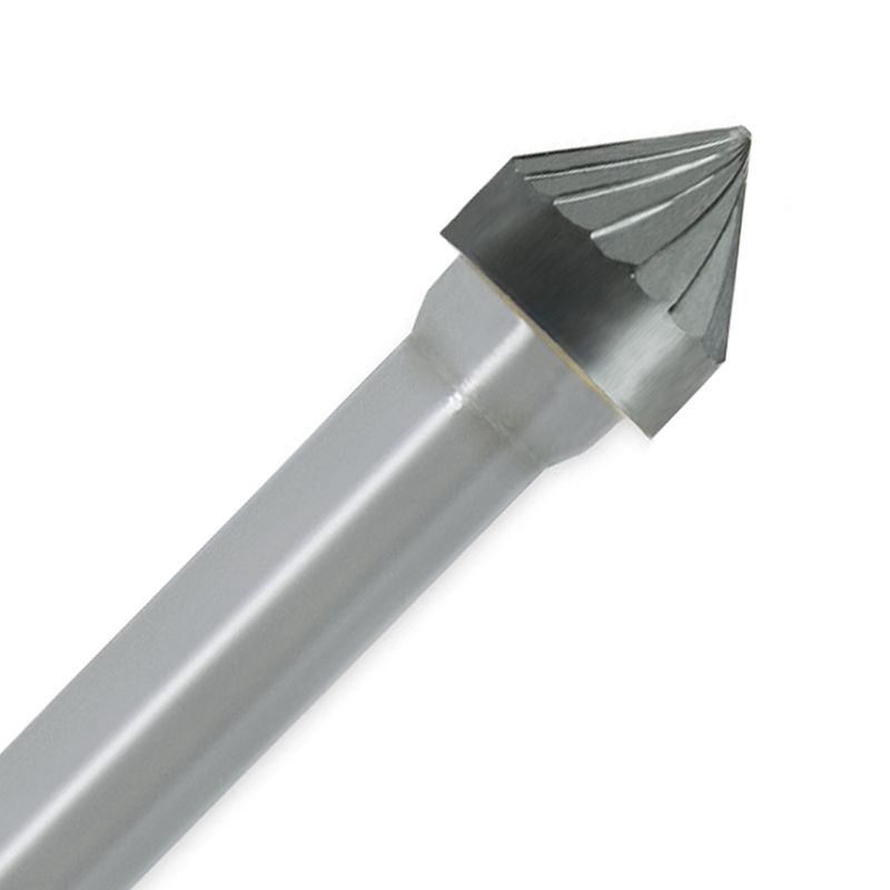 Lima Rotativa Cônica 60° Para Alumínio 10mm (45,0121) - Rocast