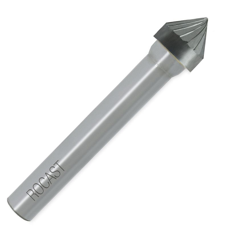 Lima Rotativa Cônica 60° Para Alumínio 10mm (45,0121) - Rocast