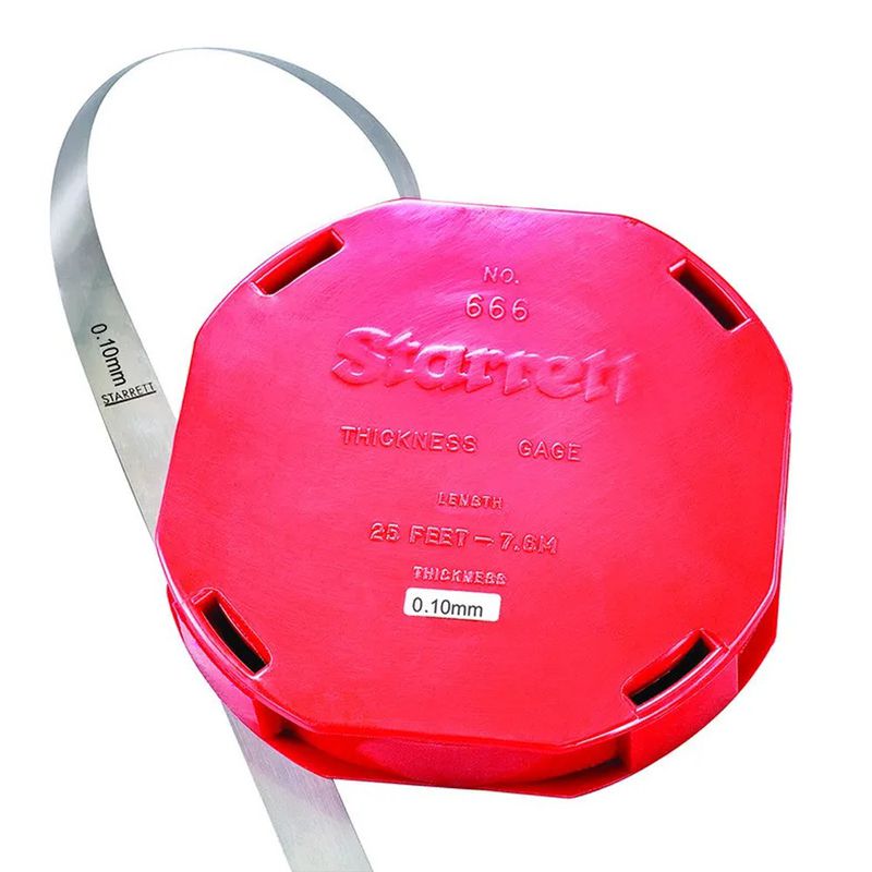 Calibrador de Folga em Rolo 7,6m - 13x0,10mm (666M-10) - Starrett