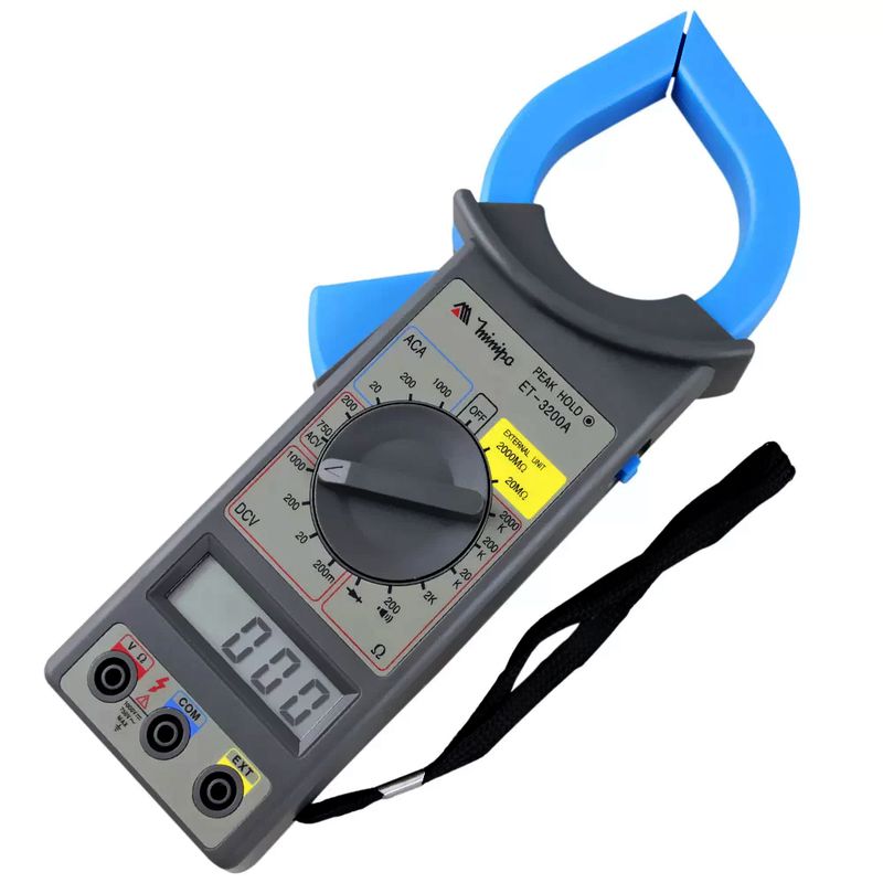 Alicate Amperimetro Digital ET-3200A - Minipa