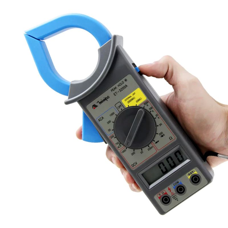 Alicate Amperimetro Digital ET-3200A - Minipa