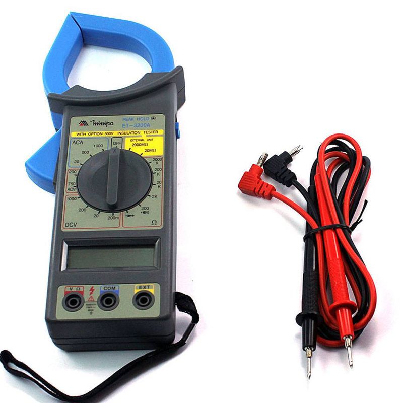 Alicate Amperimetro Digital ET-3200A - Minipa