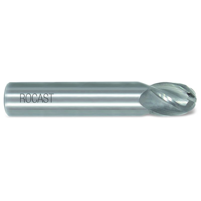 Fresa de Topo Esférico Metal Duro Inteiriça 4 cortes MD 4,00mm 42,0002 ROCAST