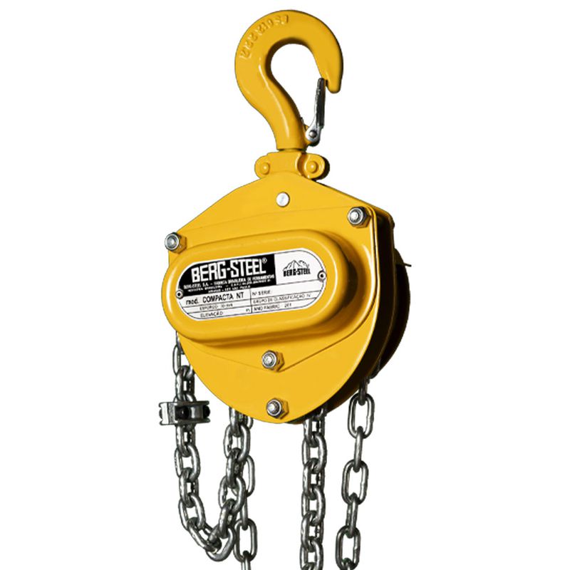 Talha Manual Compacta 250kg x 3 Metros (NT.025-030) - Berg-Steel