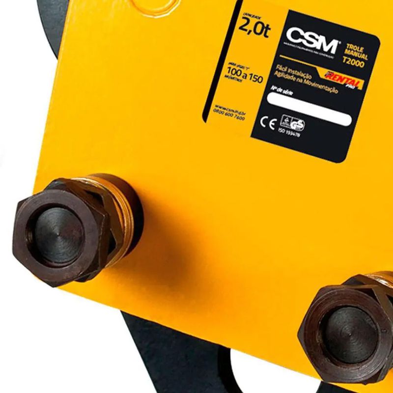 Carro Trole Manual 2 Ton. T2000 - CSM