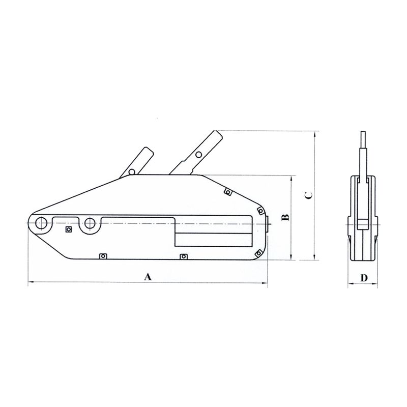 Guincho de Alavanca 3.2 Toneladas x 20m GA-3200 - Berg-Steel