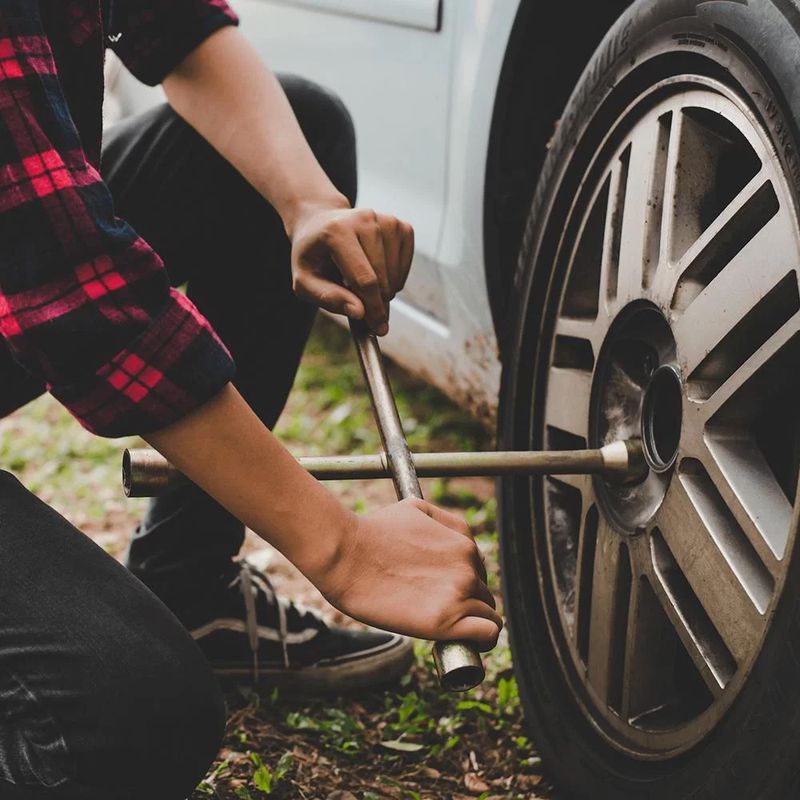 Chave de Roda Cruz 5/8'' x 7/8'' e 3/4'' x 13/16'' 026610 - Gedore