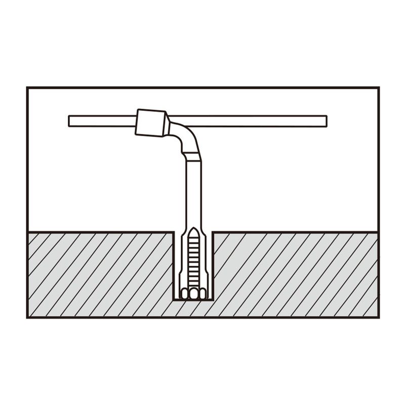 Chave Biela Com Furo Passante 17 Mm (1080-17) - King Tony
