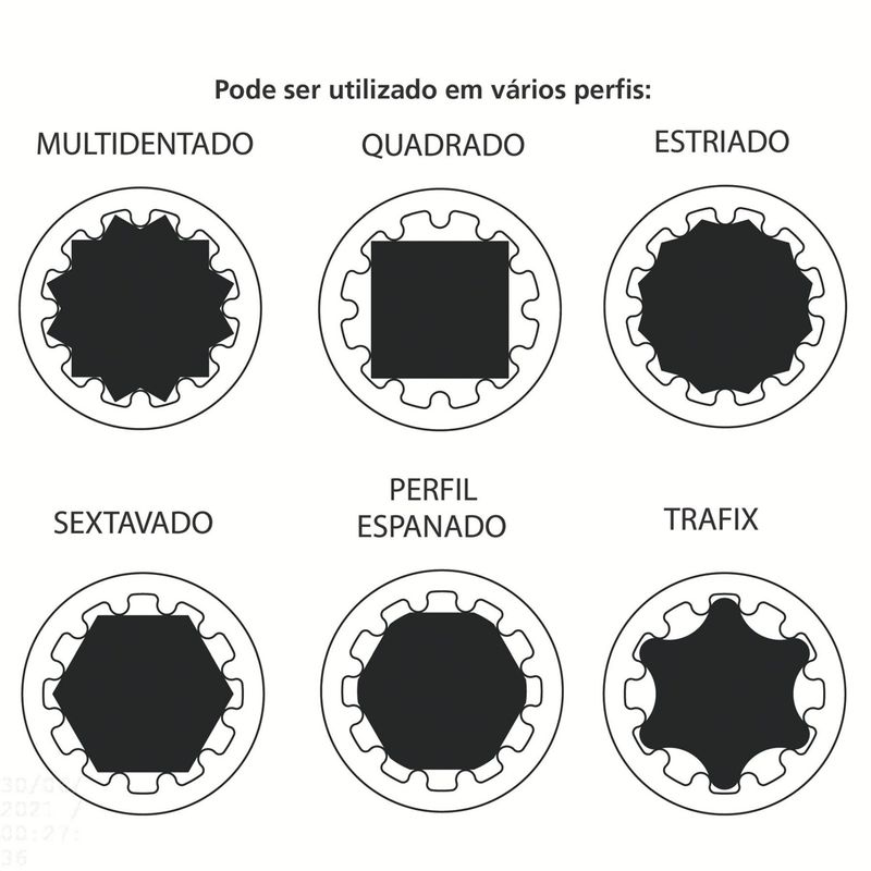 Chave Biela Techdrive 19mm (44723/119) - Tramontina Pro