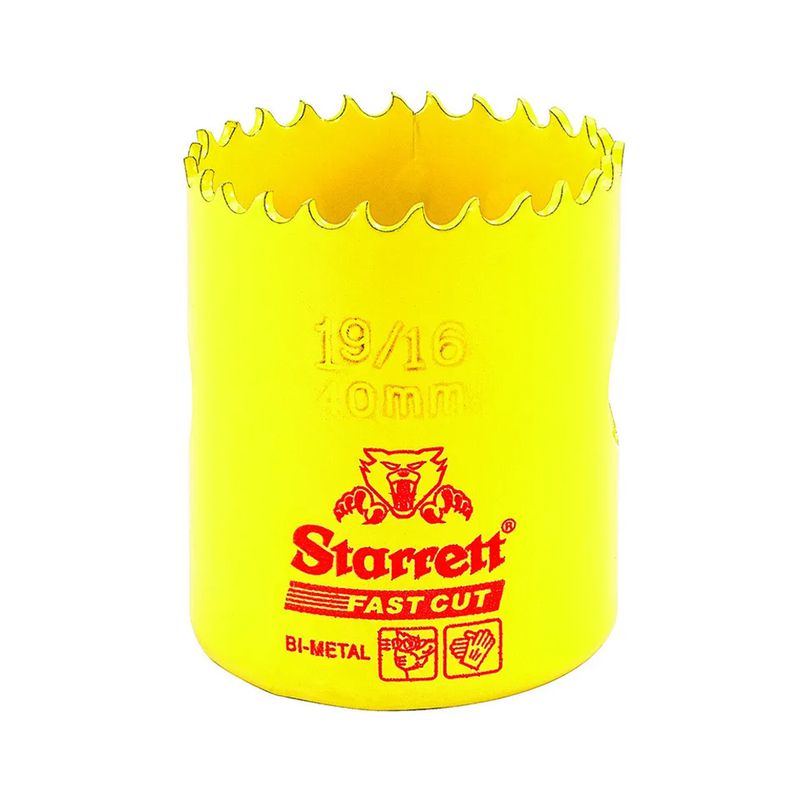 Serra Copo Fast Cut 40 - 1.9/16'' (FCH0196-G) - Starrett