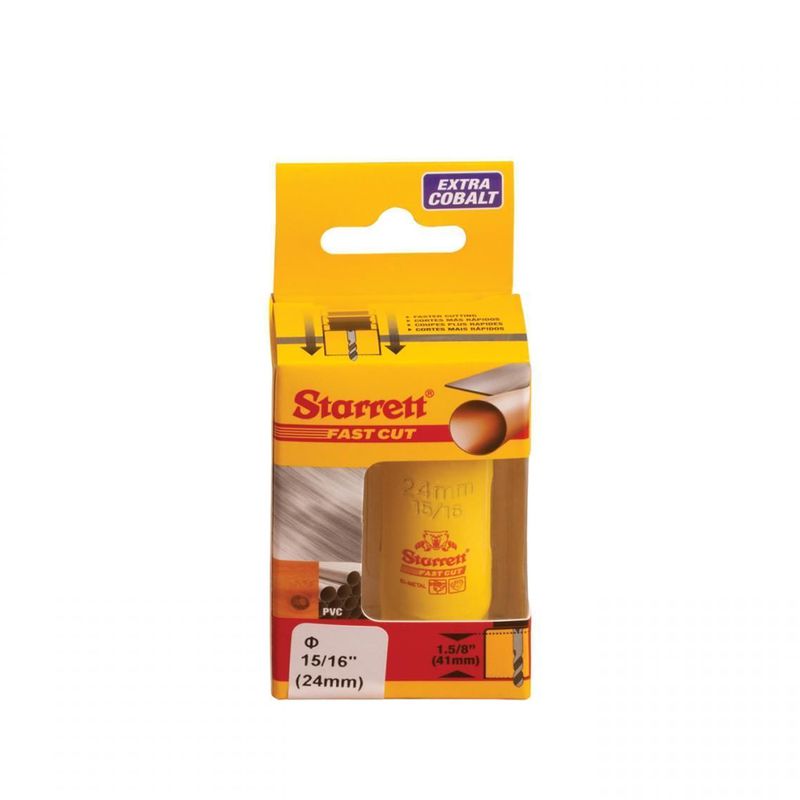 Serra Copo Fast Cut 15/16' (24mm) - FCH1056-G - Starrett