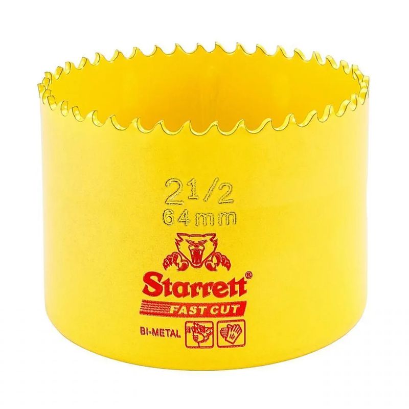Serra Copo Fast Cut 64 - 2.1/2'' (FCH0212-G) - Starrett
