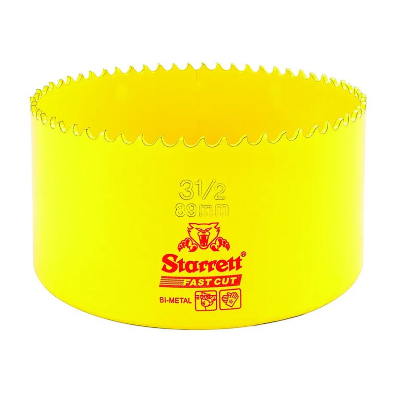 Serra Copo Fast Cut 89 - 3.1/2'' (FCH0312-G) - Starrett