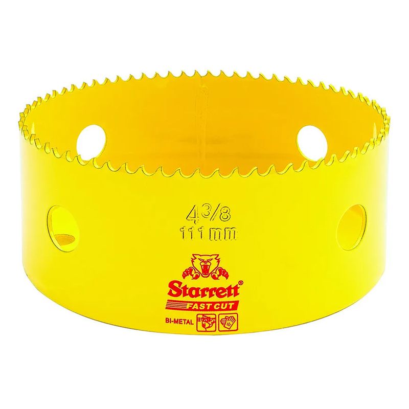 Serra Copo Fast Cut 111 - 4.3/8'' (FCH0438-G) - Starrett