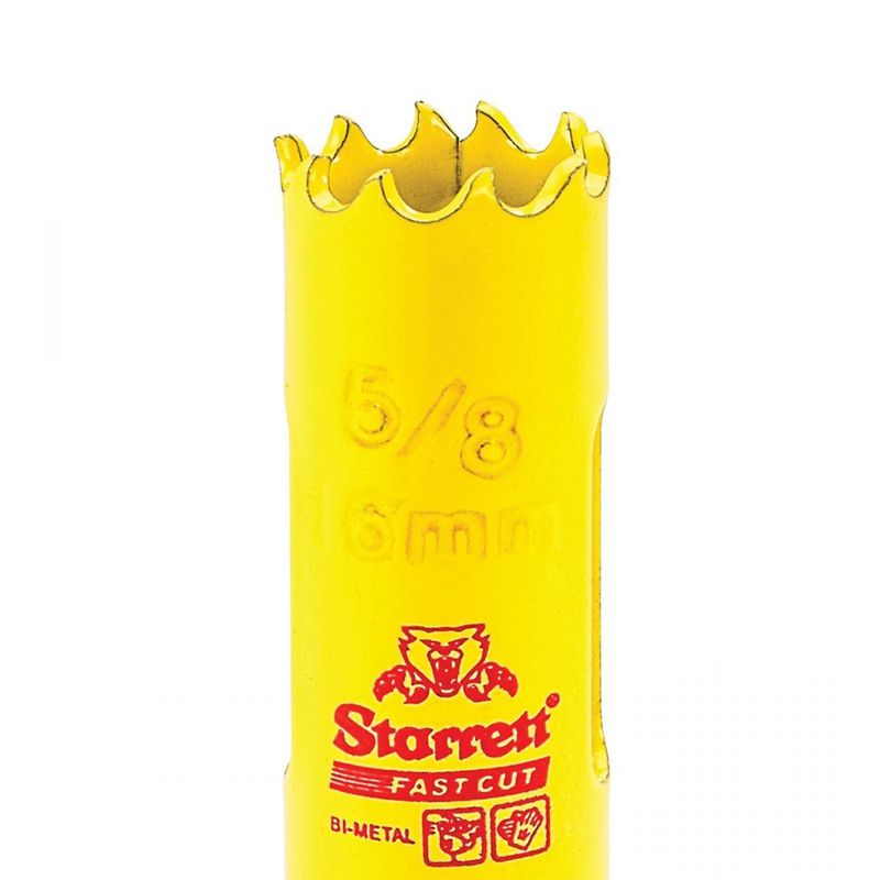 Serra Copo Fast Cut 5/8'' (16mm) - FCH0058-G - Starrett