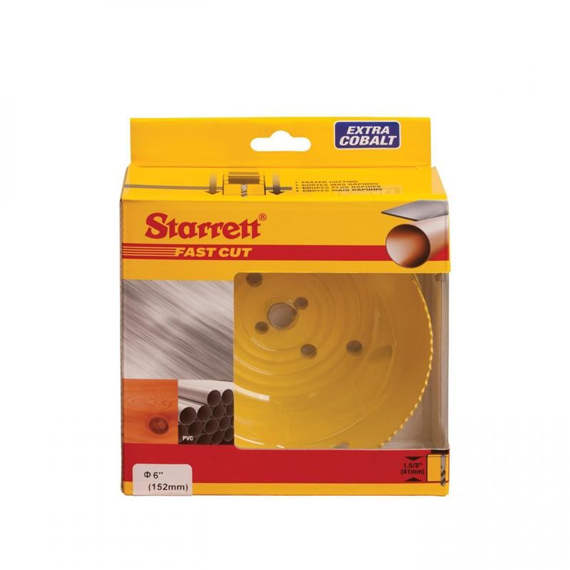 Serra Copo Fast Cut 152mm 6'' (FCH0600-G) - Starrett