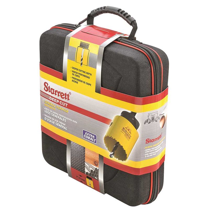 Jogo de Serra Copo Bimetal 19 a 64mm (KDC09041-S) - Starrett