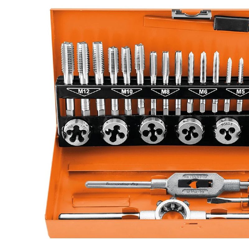 Jogo de Machos e Cossinetes 32 Peças (44080/432) - Tramontina Pro