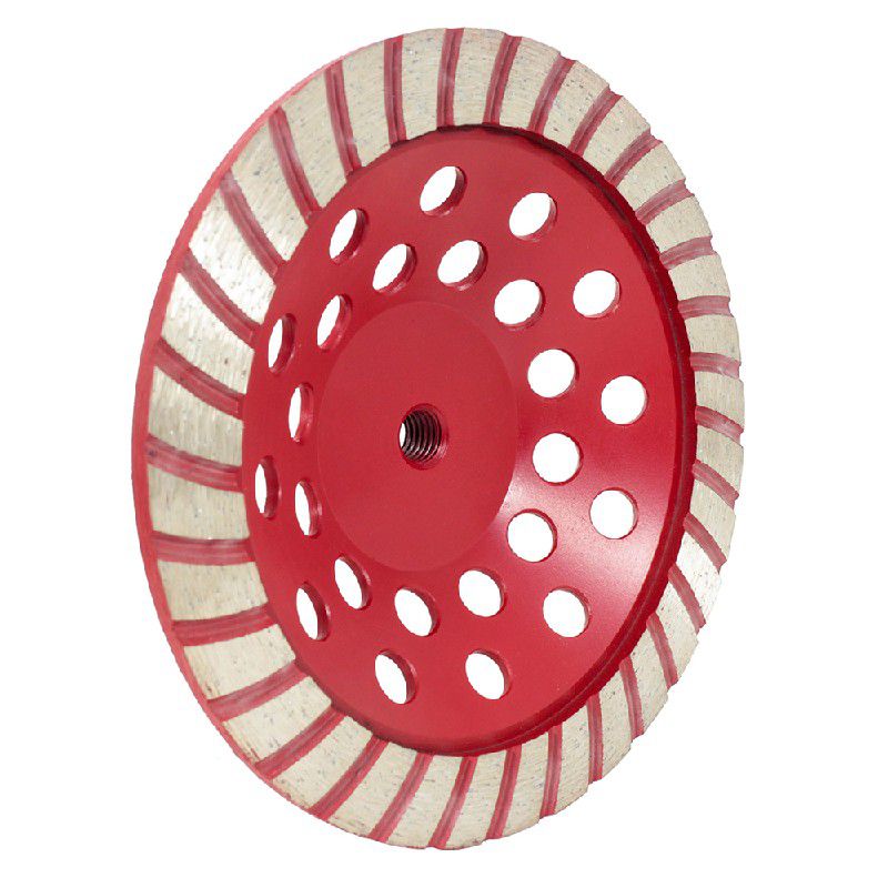 Rebolo Diamantado Tipo Prato Com Rosca M14x180mm (254,0004) - Rocast