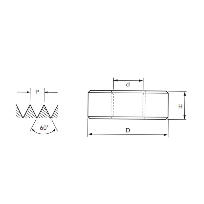 Cossinete Manual HSS M 20x2,5mm Sem Peeling 105/8C DIN 223B - OSG