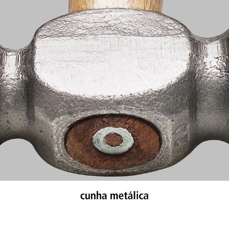 Martelo de Bola Com Cabo De Madeira (40410/024) - Tramontina