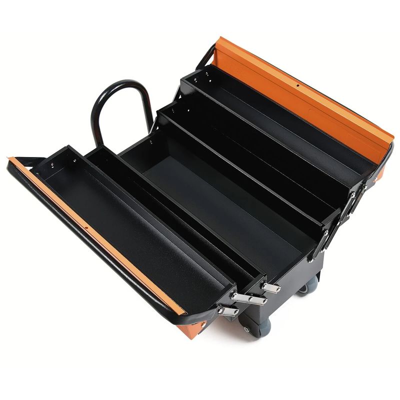 Caixa Para Ferramentas Sanfonada Com Rodas e Puxador 5 Gavetas (44952/600) - Tramontina Pro