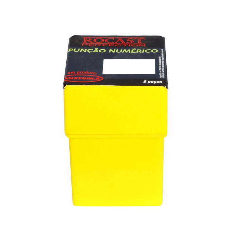 Jogo Punção de Algarismo 9 Peças - 12,5mm (60,0010) - Rocast