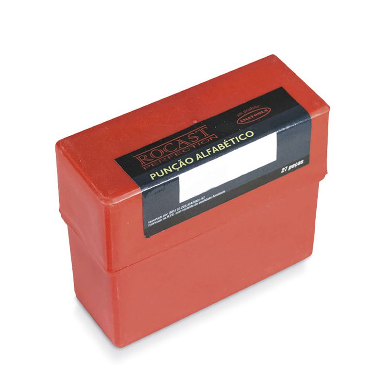 Jogo de Punção Alfabético 27 Peças - 1,5mm (60,0011) - Rocast