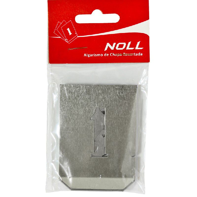 Algarismo Chapa Vazada 20mm 136,0001 NOLL