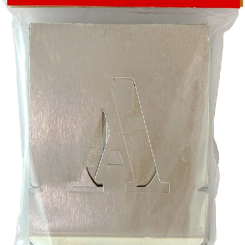 Jogo Alfabeto Chapa Vazada 35mm - 27 Peças (136,0007) - Noll